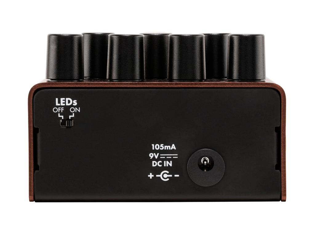 Fender Smolder Acoustic Overdrive pedal — footswitch and jewel LED