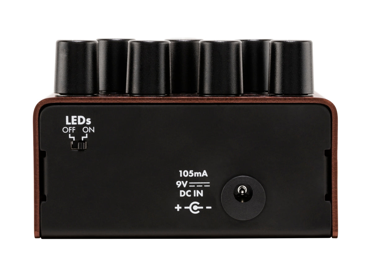 Fender Smolder Acoustic Overdrive pedal — footswitch and jewel LED