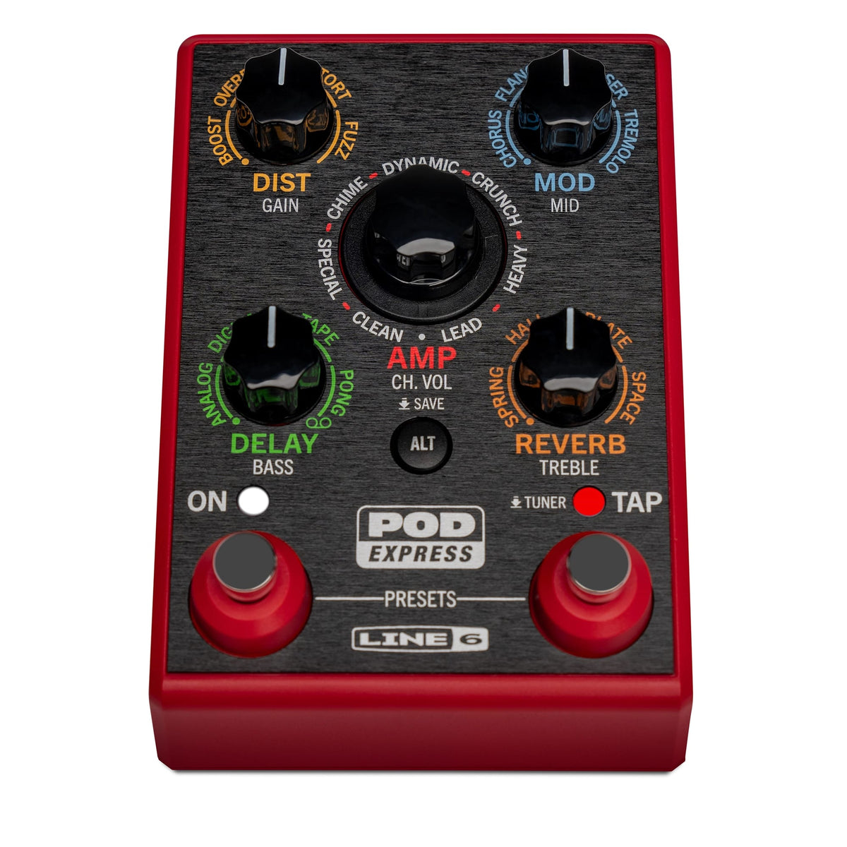 Line 6 POD Express Guitar — side profile view