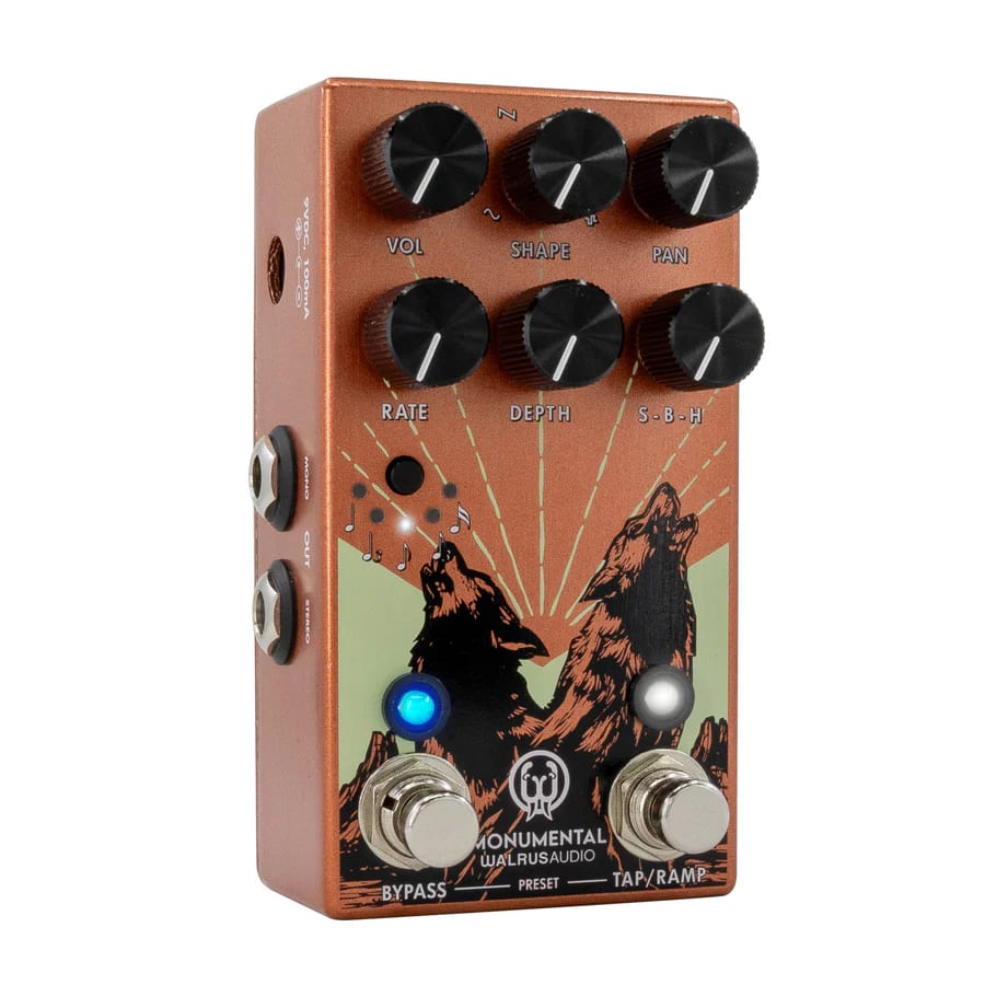 Walrus Audio Monumental Orange Tremolo — preset LED indicators
