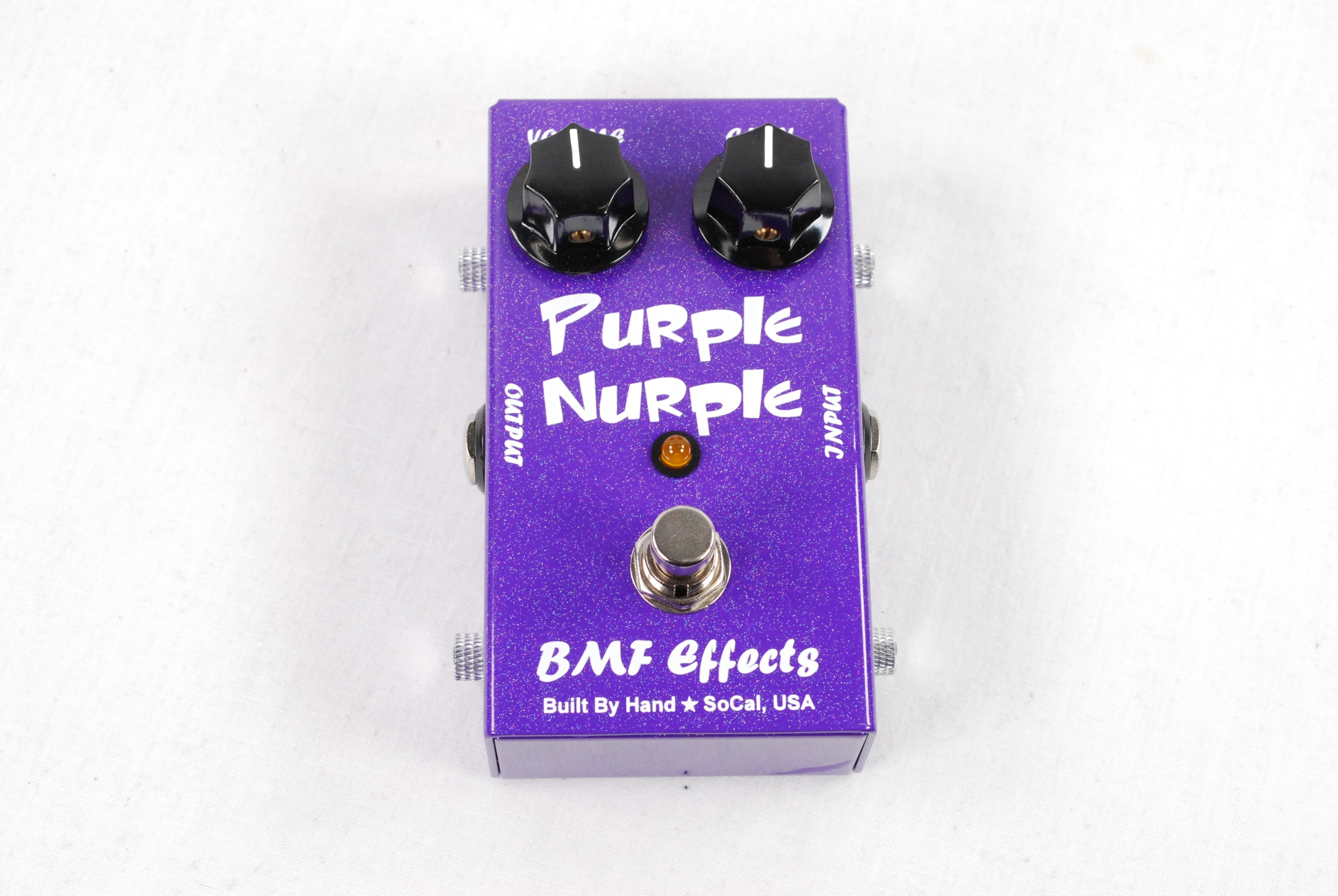 BMF Effects Purple Nurple overdrive pedal — purple enclosure
