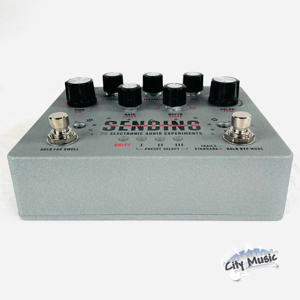 Used Electronic Audio Experiments Sending V2 Delay Guitar Effects Pedal ♫