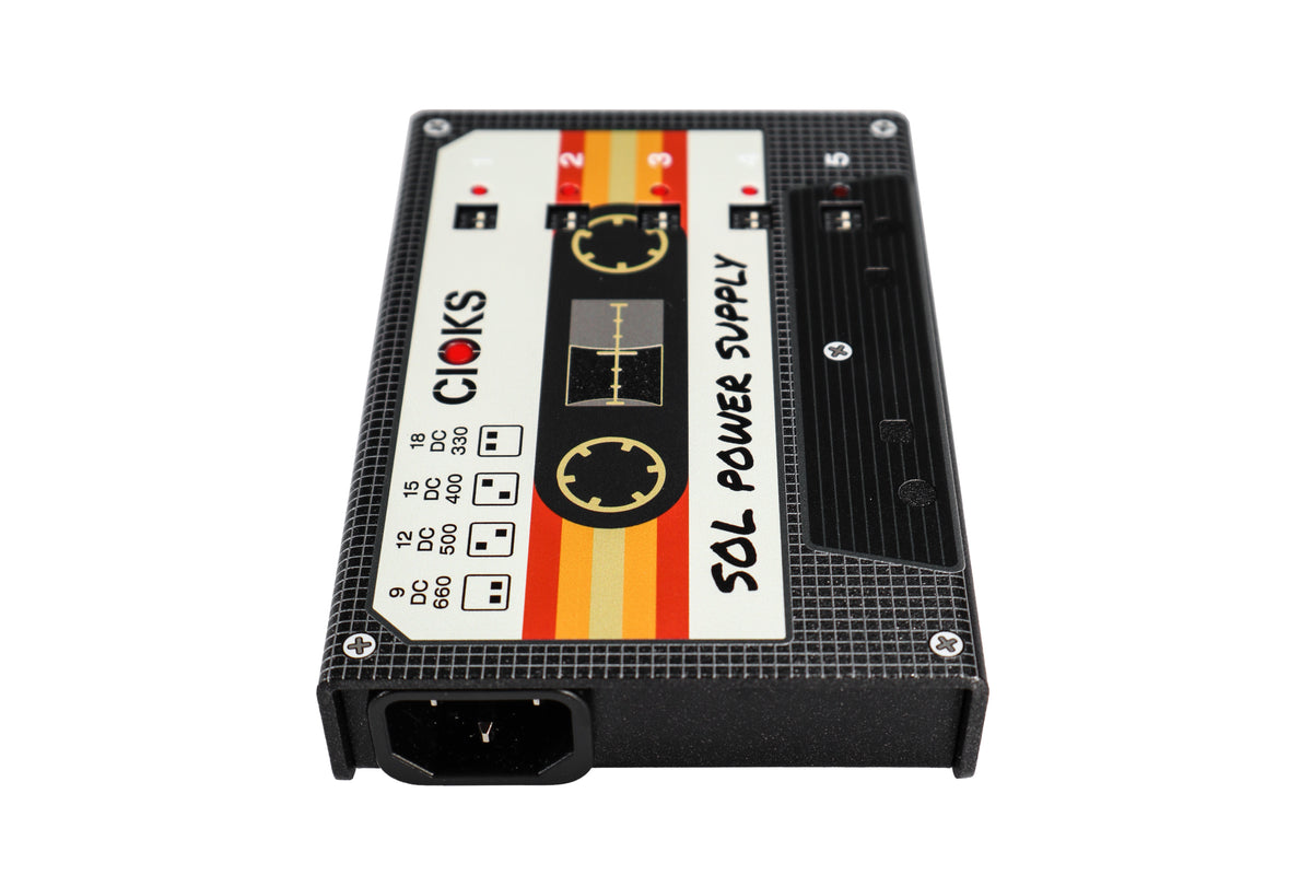 New CIOKS SOL Limited Edition Retro Series Cassette Guitar Pedal Power Supply