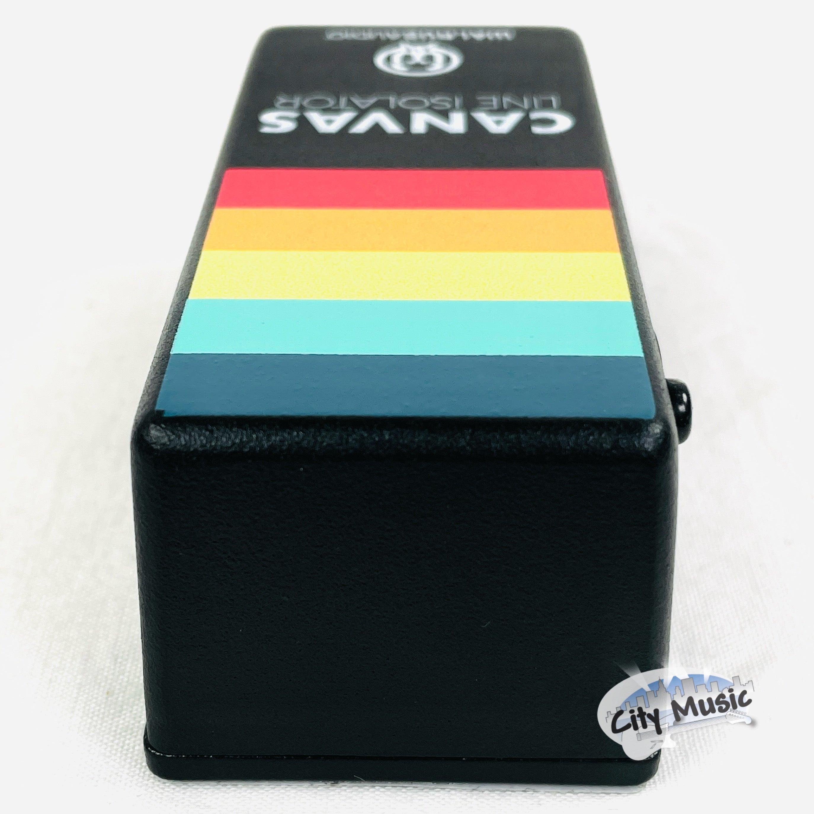 Walrus Audio Canvas Nano line isolator — angled view