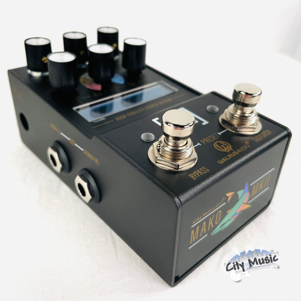Used Walrus Audio MAKO Series MKII R1 High-Fidelity Reverb Guitar Effects Pedal ♫