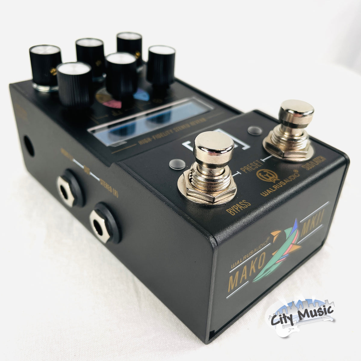 Used Walrus Audio MAKO Series MKII R1 High-Fidelity Reverb Guitar Effects Pedal ♫