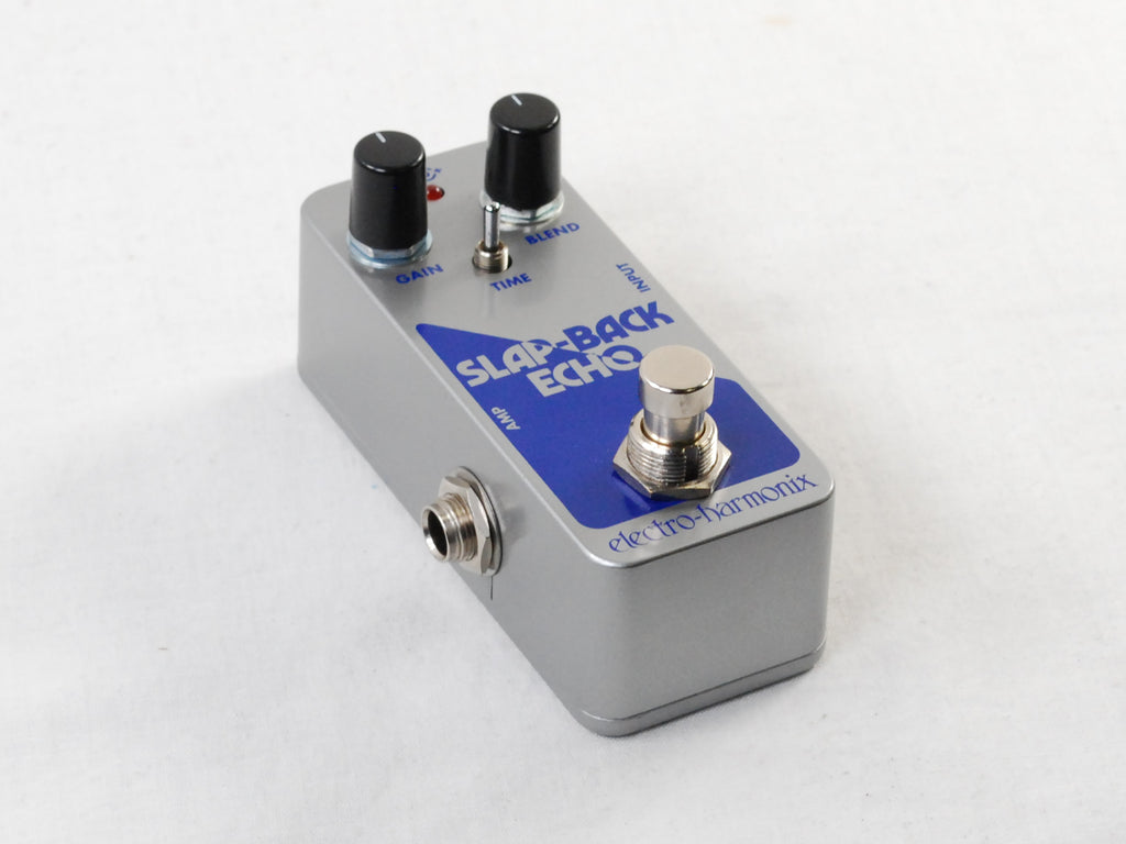 Electro-Harmonix Slap-Back Echo analog delay pedal — rear power input