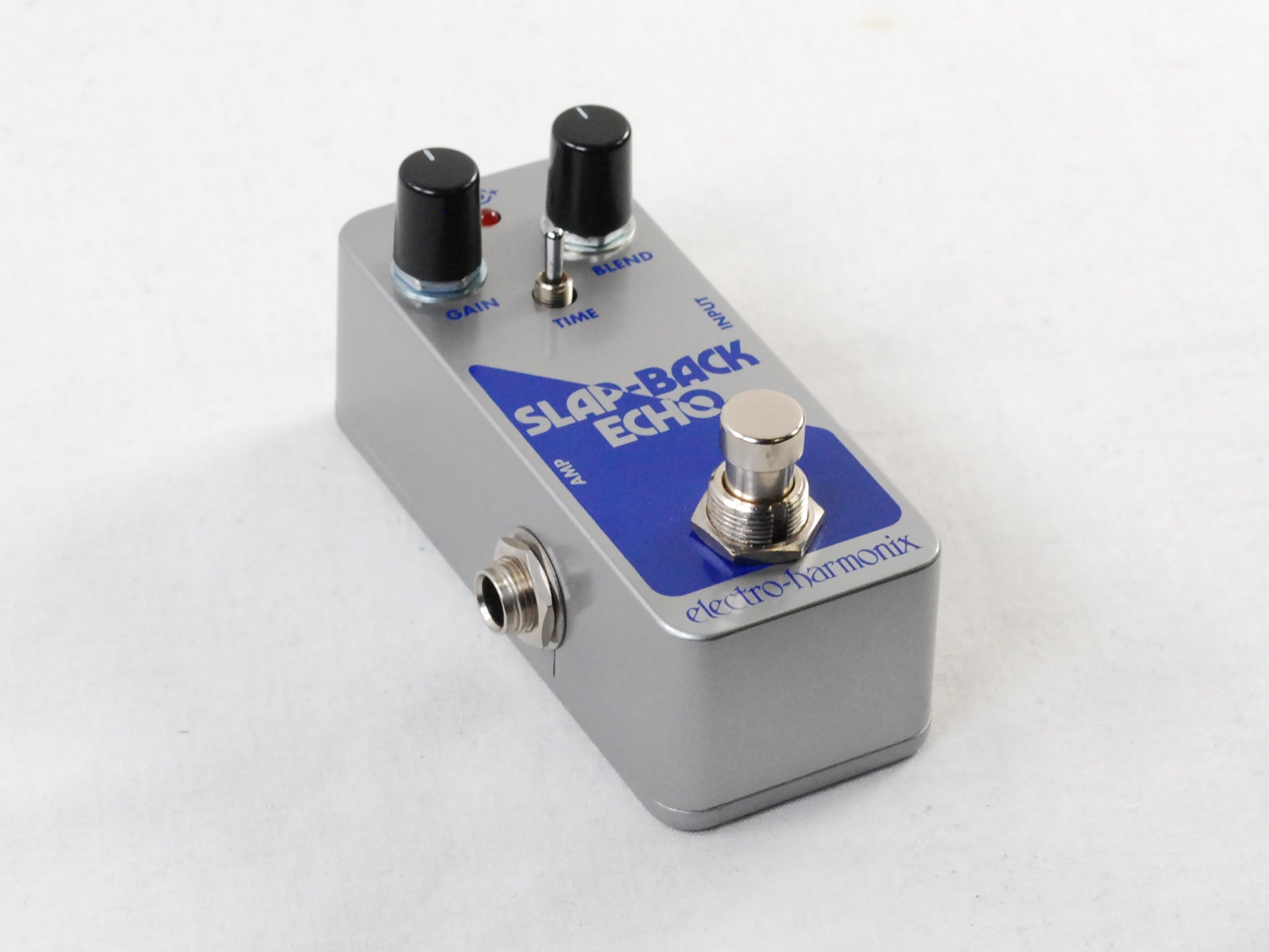 Electro-Harmonix Slap-Back Echo analog delay pedal — rear power input
