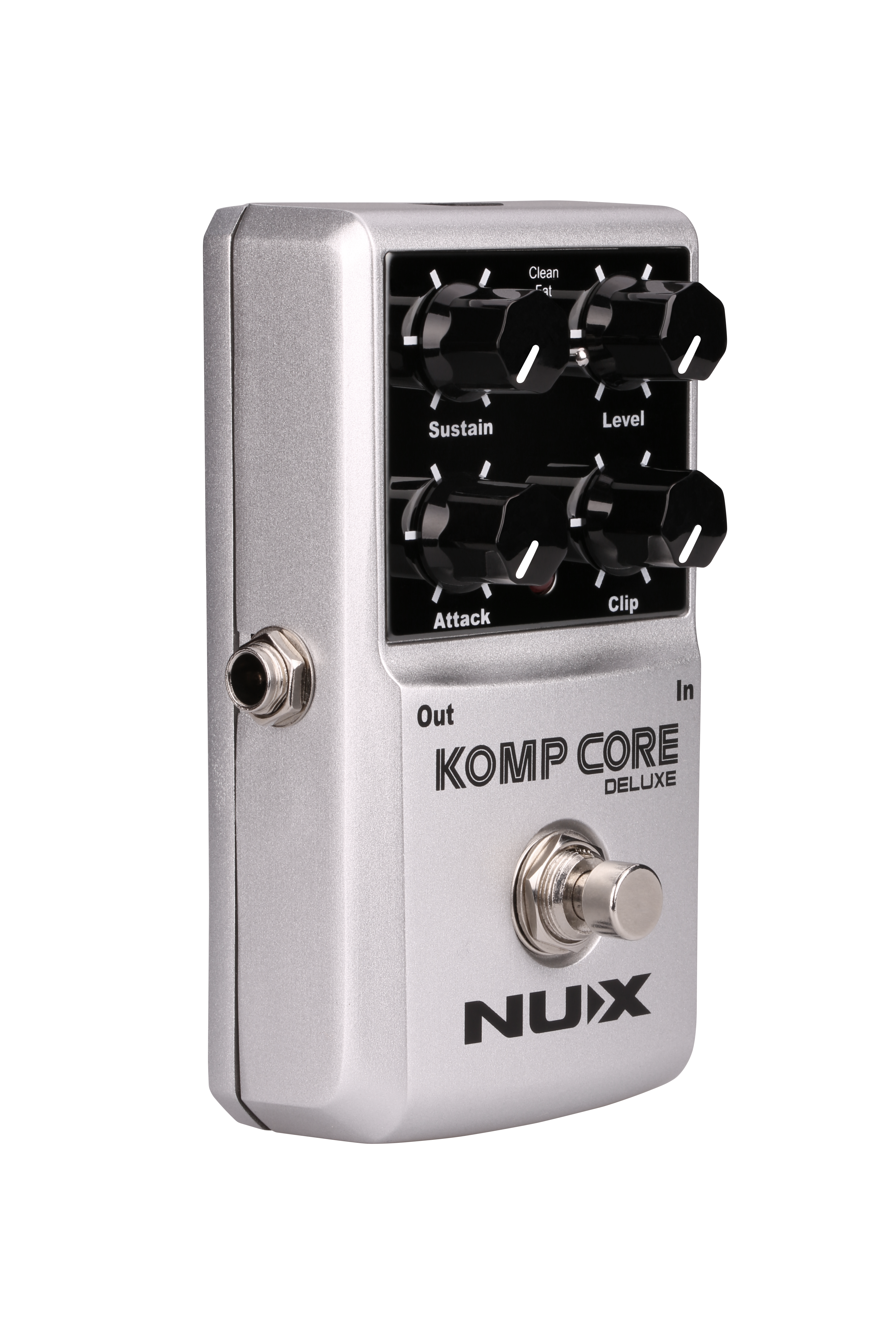 NUX Komp Core Deluxe compressor pedal — feature diagram clip modes