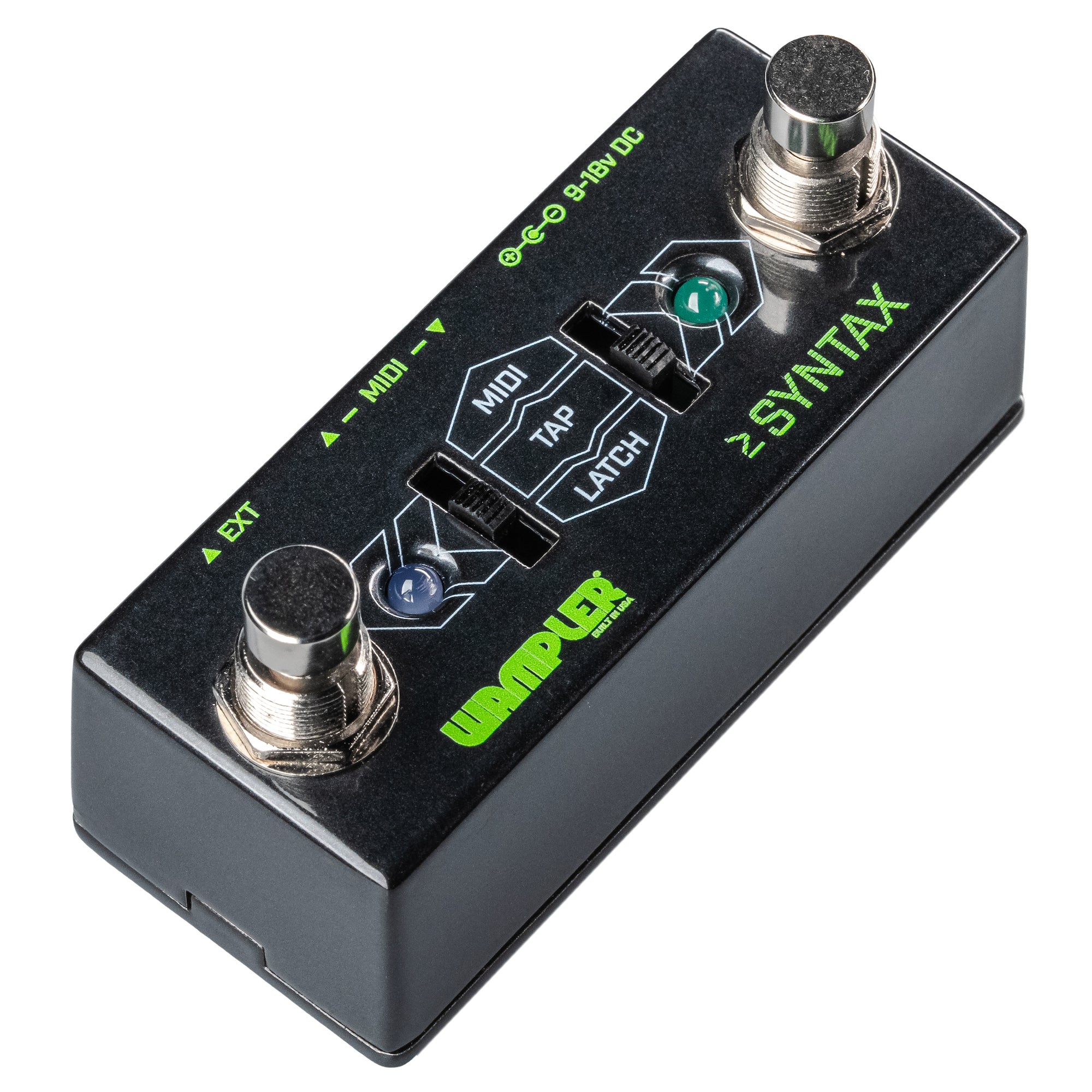 Wampler Syntax pedal - bottom view with serial number label