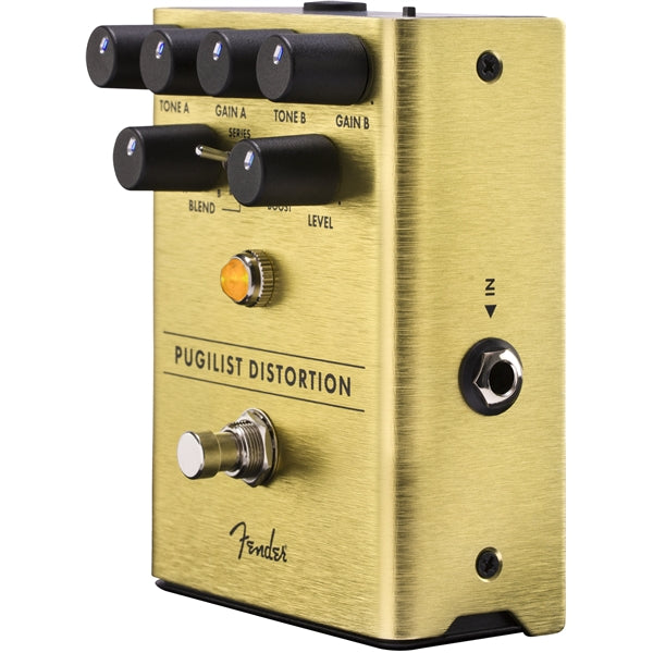 Fender Pugilist Distortion pedal — side view jacks