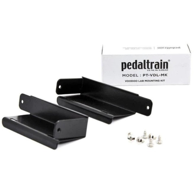 Pedaltrain PT-VDL-MK Voodoo Lab mounting kit — pair of black metal brackets