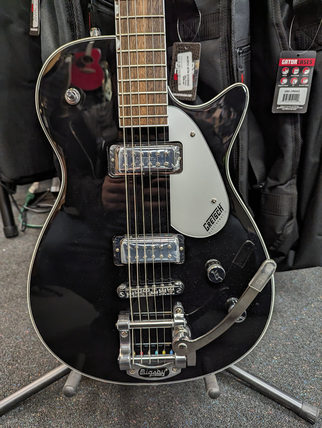 Gretsch G5260T Electromatic Jet Baritone with Bigsby — Black headstock