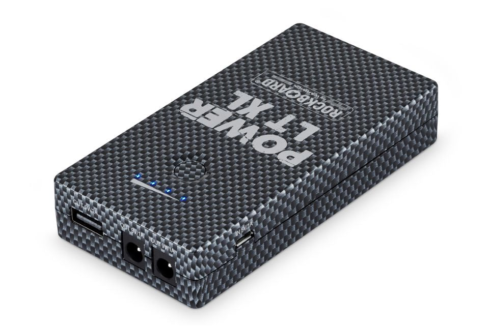 RockBoard Power LT XL pedal power supply - Carbon side profile