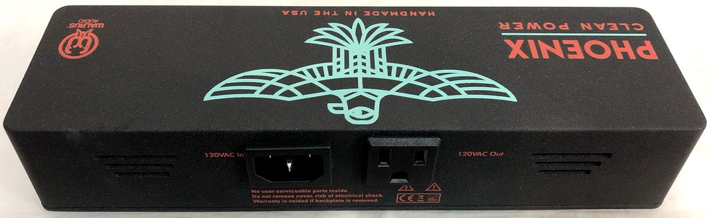 Used Walrus Audio Phoenix V2 power supply — IEC input and label