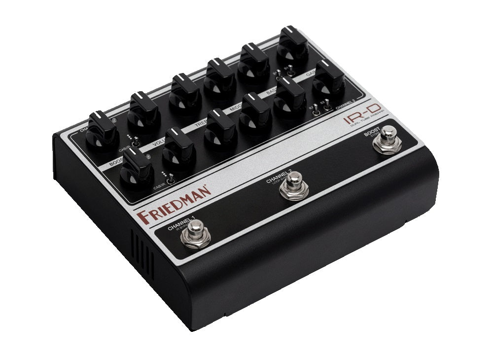 Friedman IR-D tube preamp pedal footswitches detail