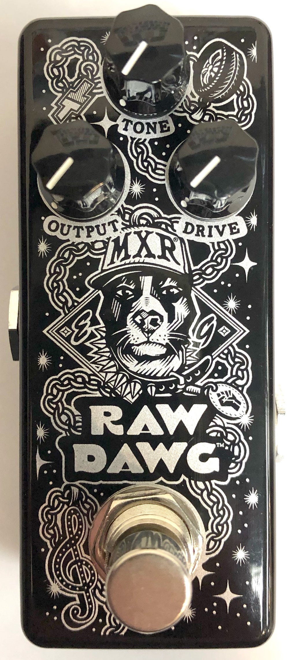MXR EG74 Raw Dawg Overdrive pedal — Eric Gales artwork detail