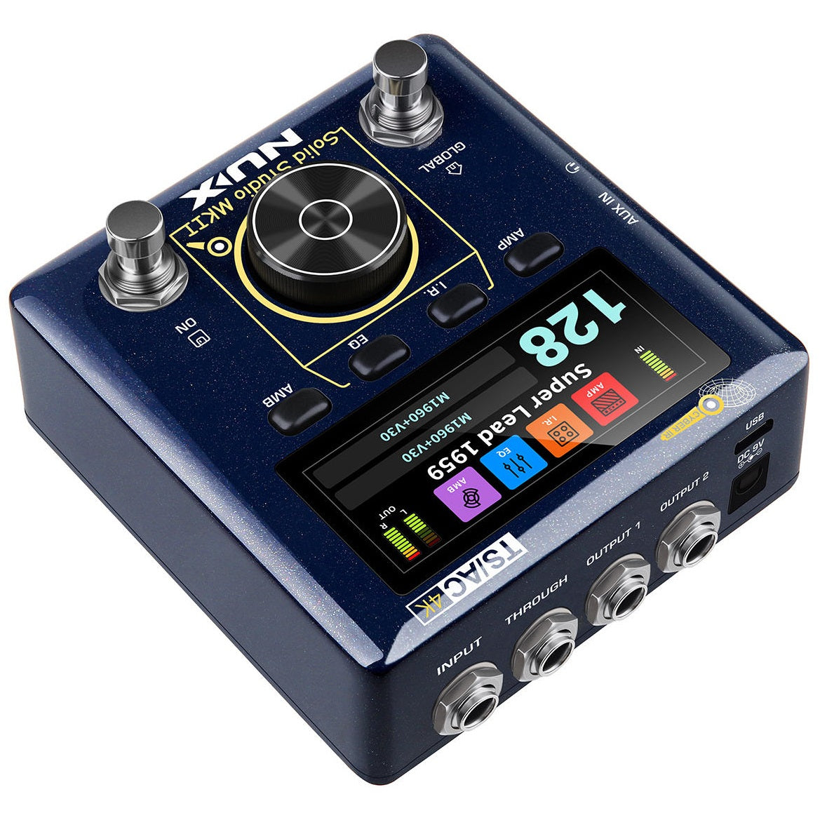 NUX NSS-6 Solid Studio MKII preamp power amp sim IR loader pedal