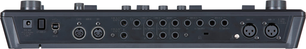 Boss RC-505MK2 tabletop loop station — controls and faders detail