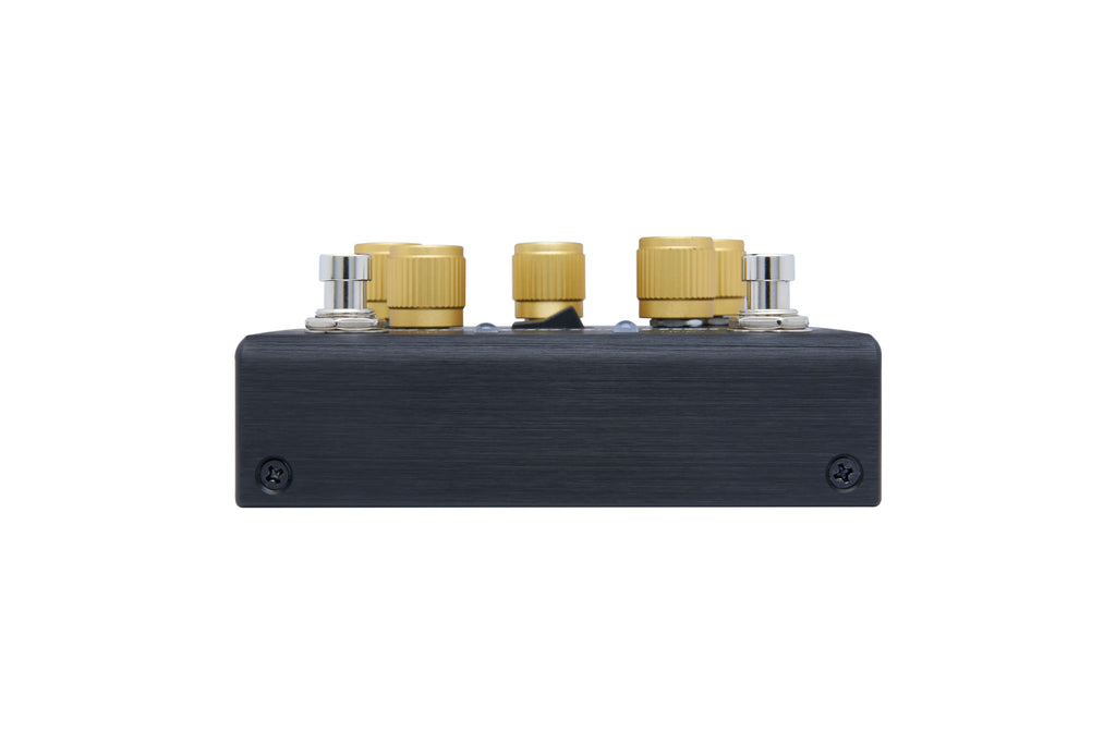 Pigtronix Philosopher's Tone 2 compressor — side view with jacks