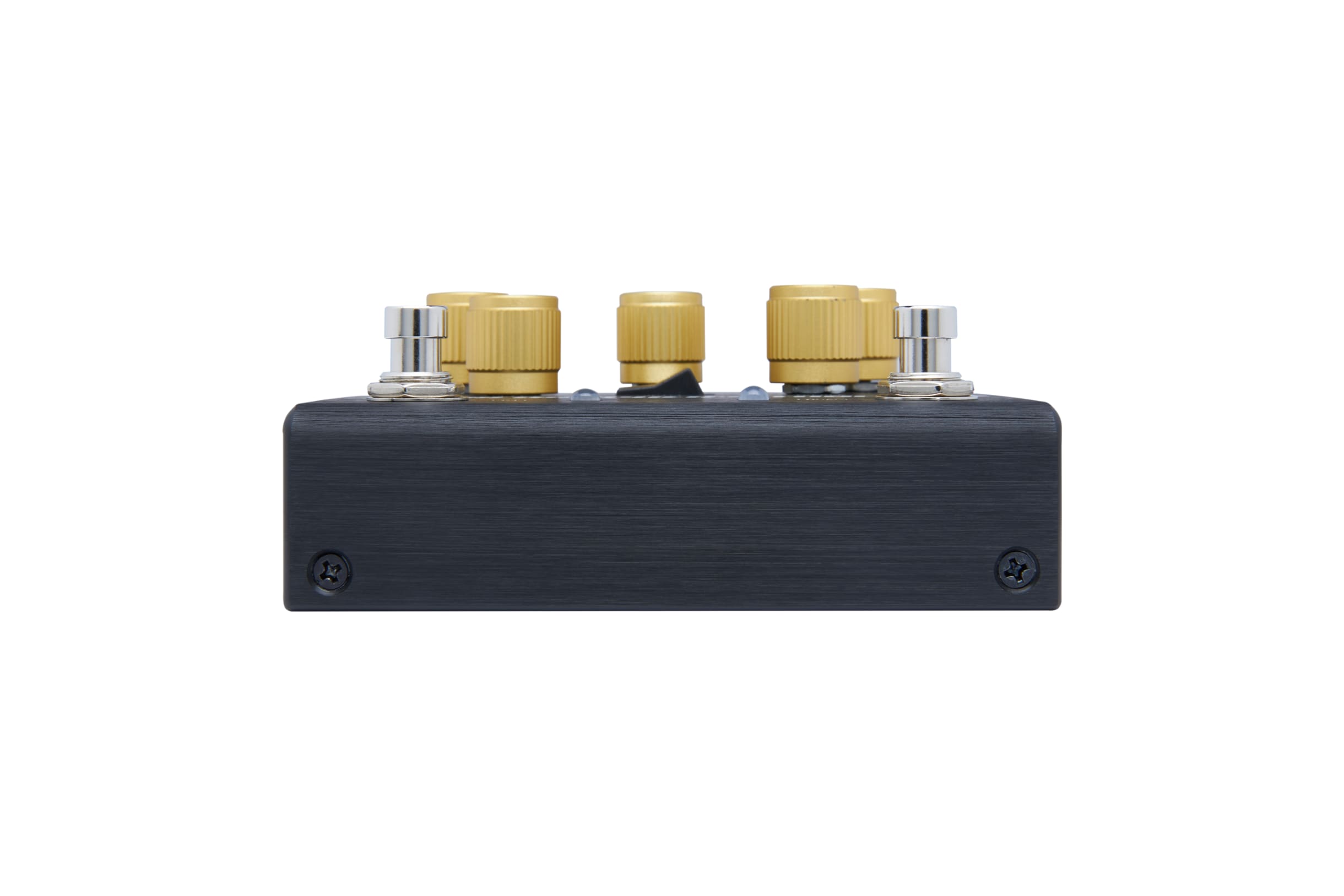 Pigtronix Philosopher's Tone 2 compressor — side view with jacks