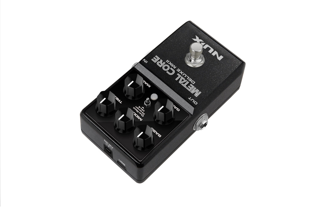 NUX Metal Core Deluxe MKII pedal rear USB-C port
