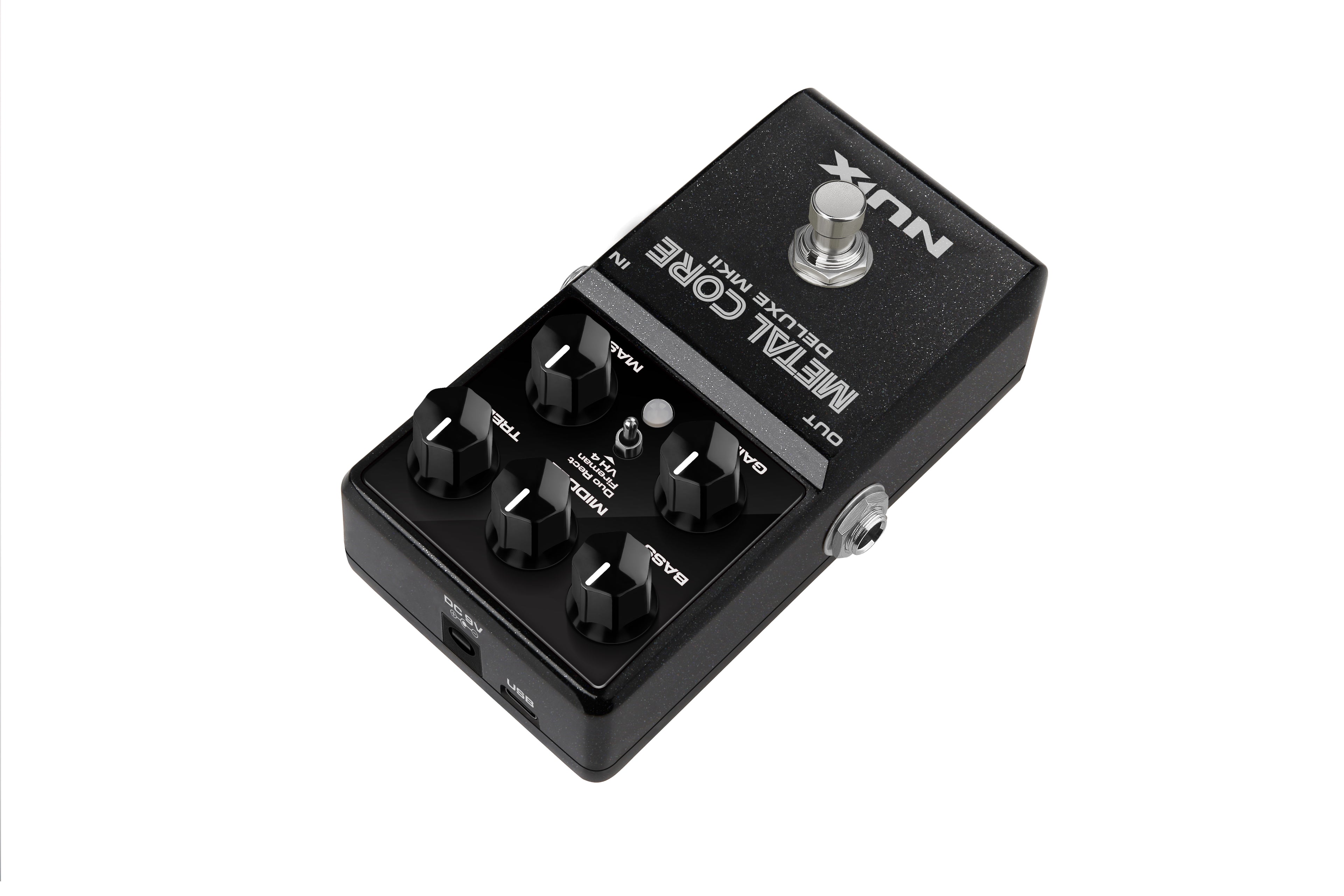 NUX Metal Core Deluxe MKII pedal rear USB-C port