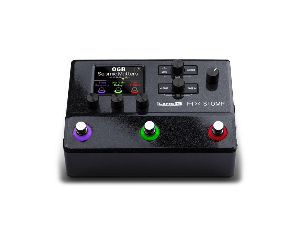 Line 6 HX Stomp pedal — rear panel inputs and outputs