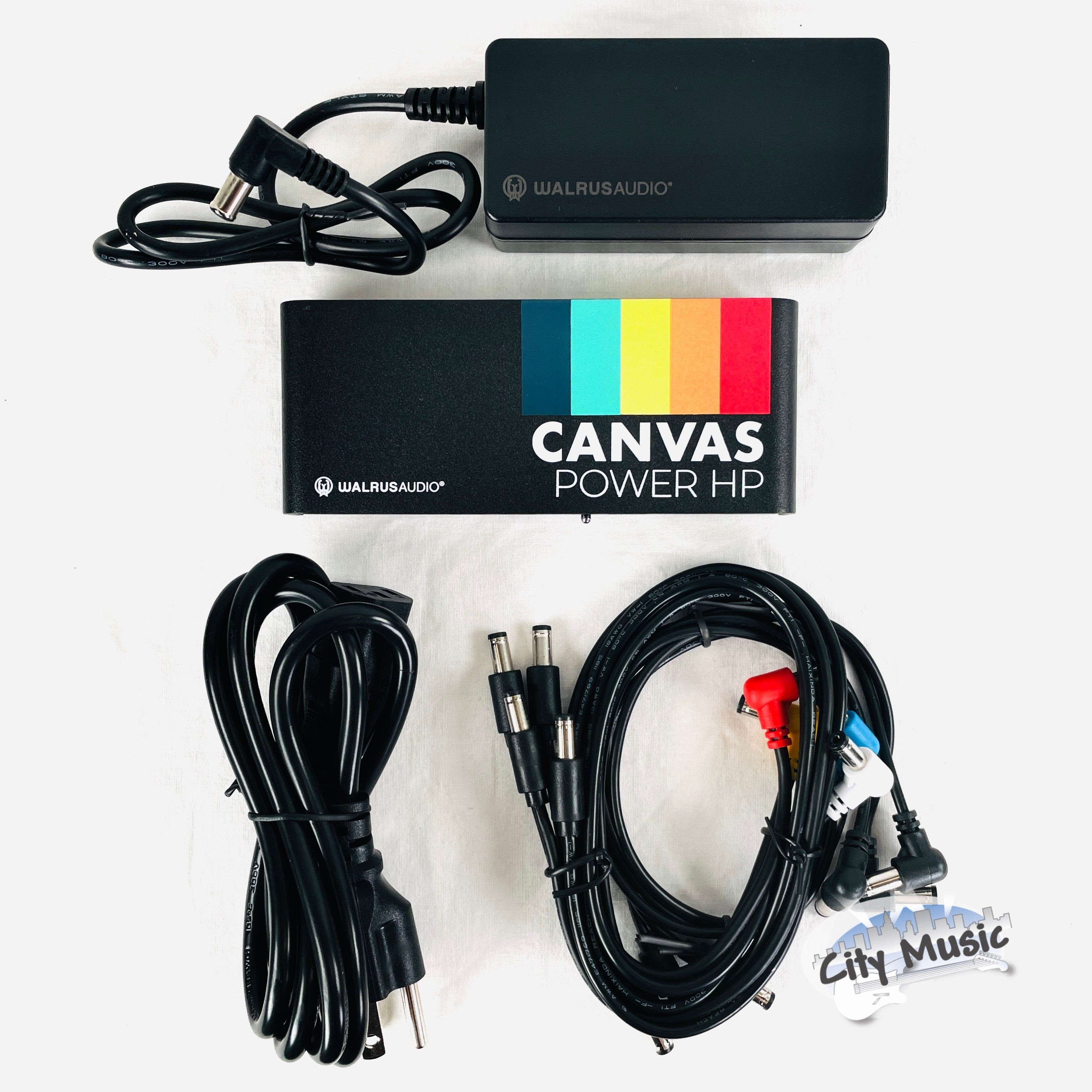 Used Walrus Audio Canvas Power HP — power supply with brick and DC cables