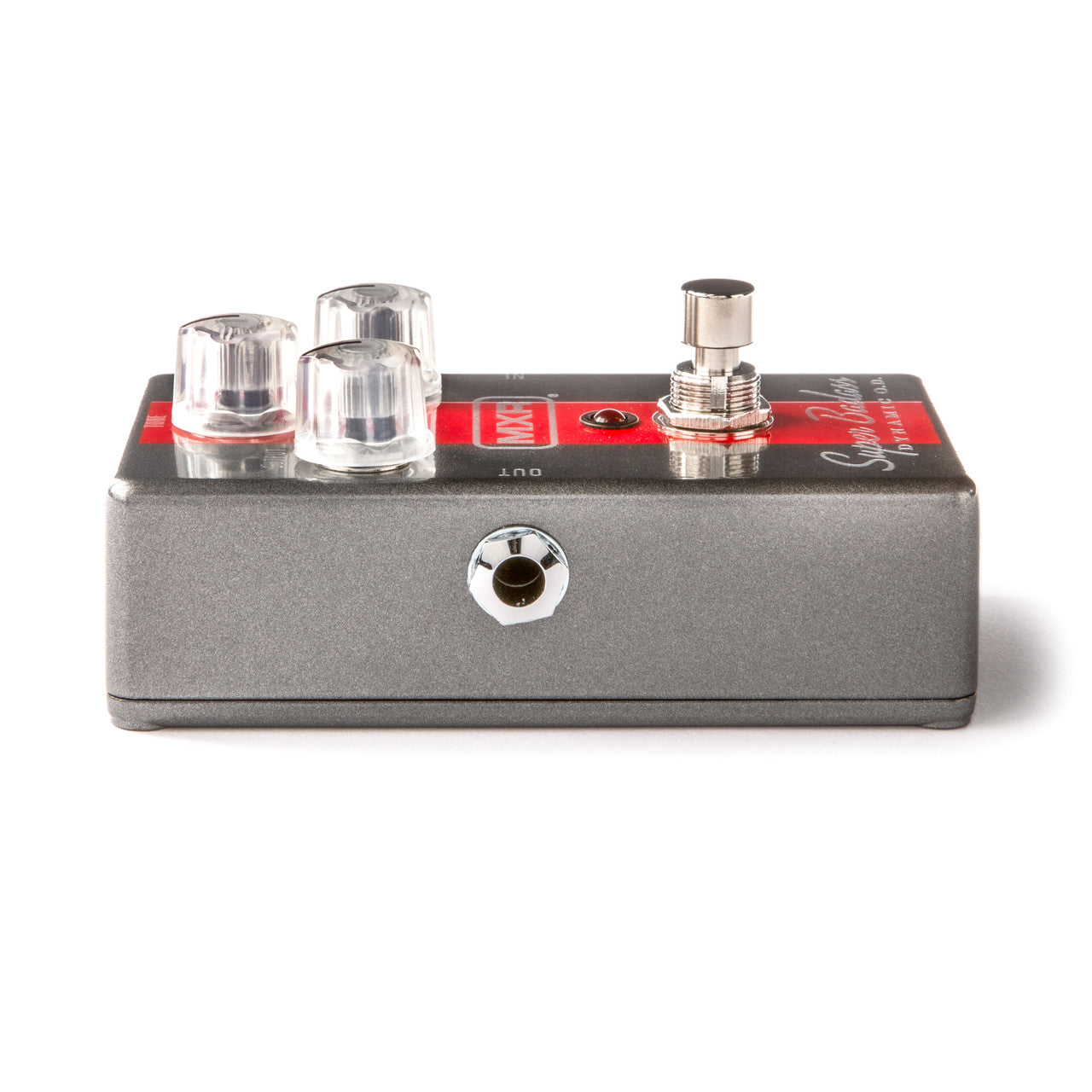 MXR M249 Super Badass Dynamic Overdrive pedal - side input/output jacks