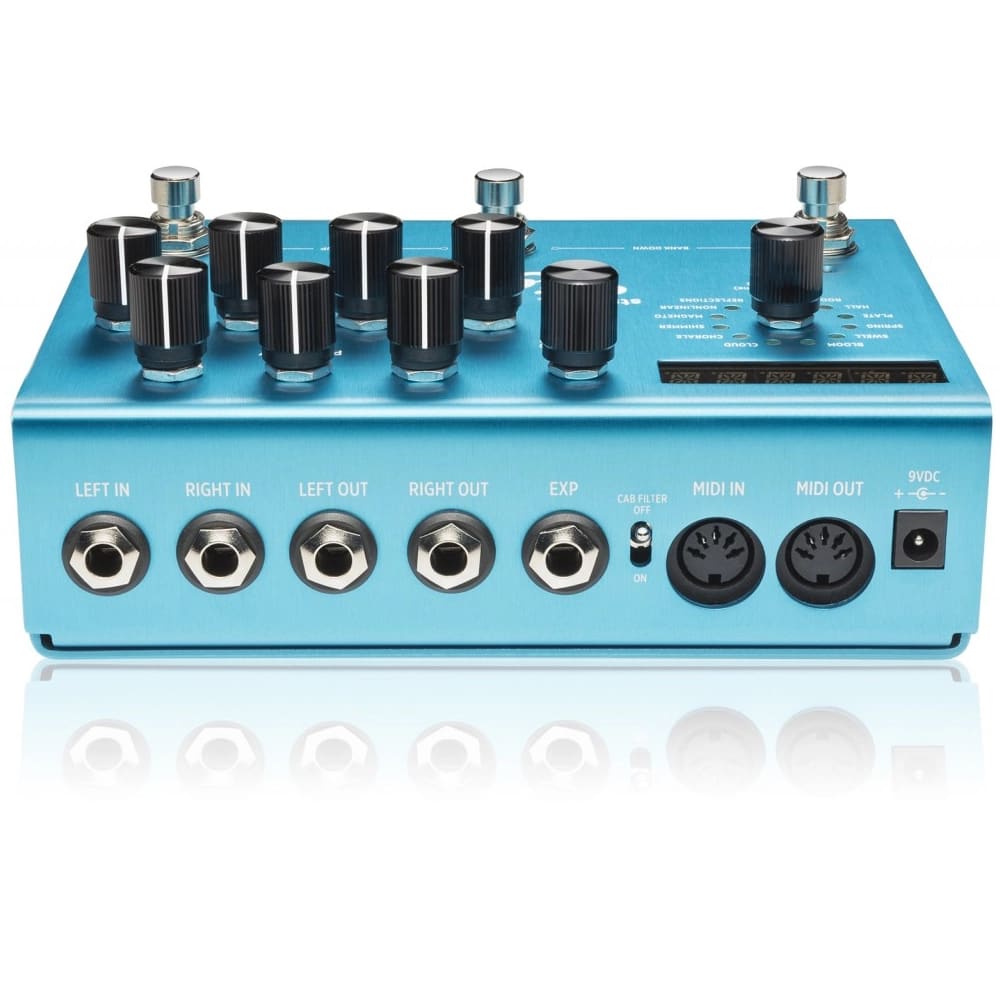 Strymon BigSky reverb pedal — angled product view