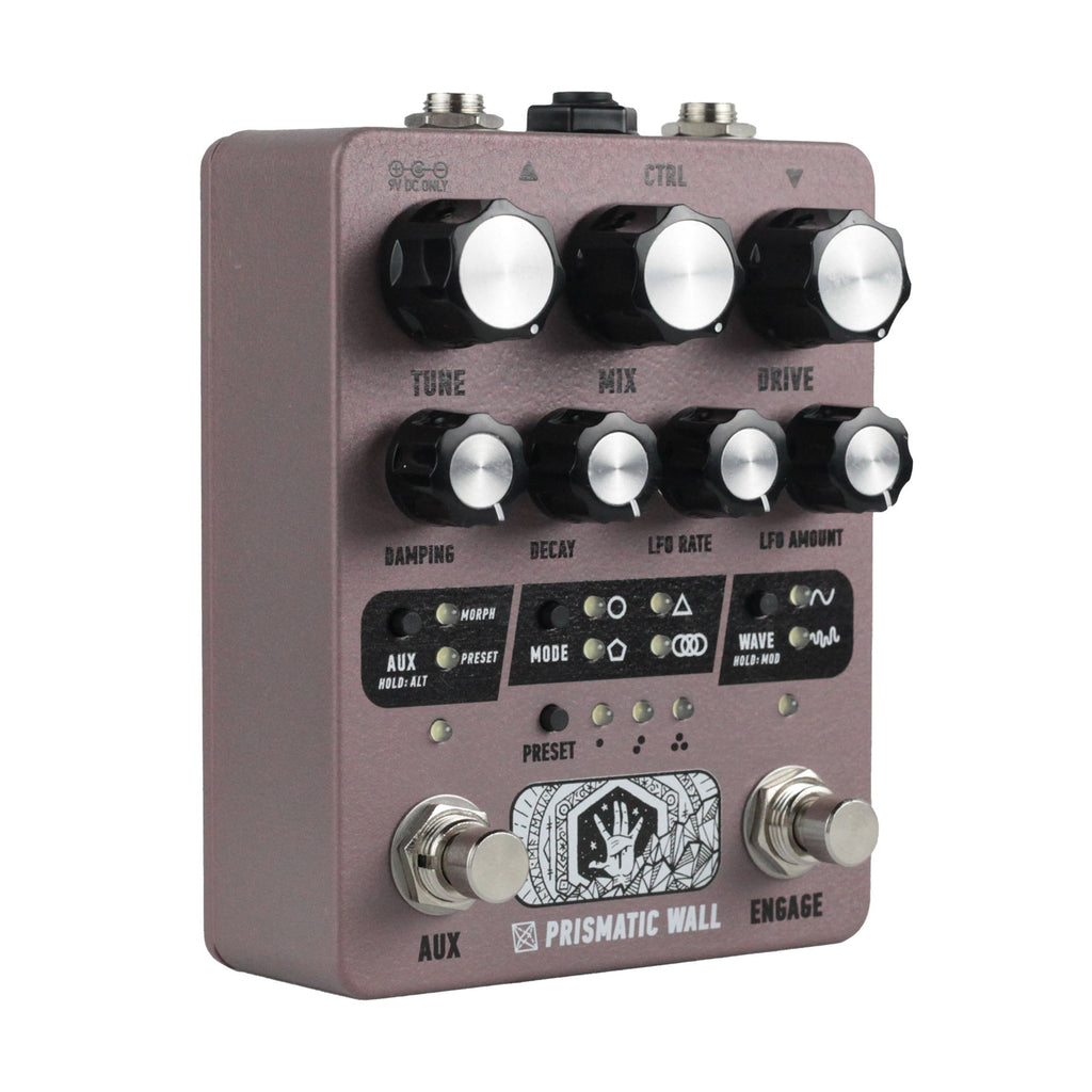 New Electronic Audio Experiments Prismatic Wall V1.1 Resonator Guitar Effects Pedal