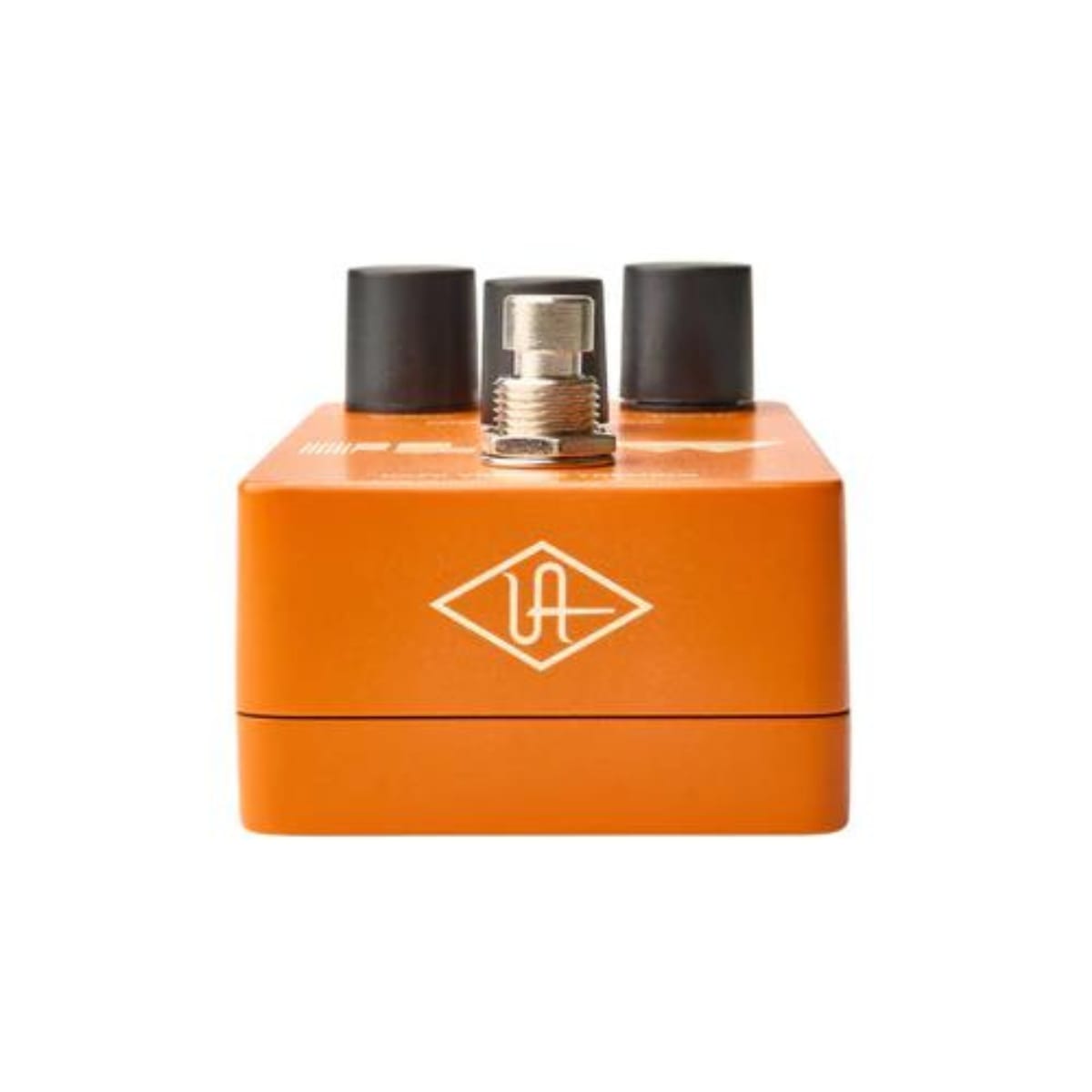 Universal Audio Flow tremolo pedal — control knobs close-up