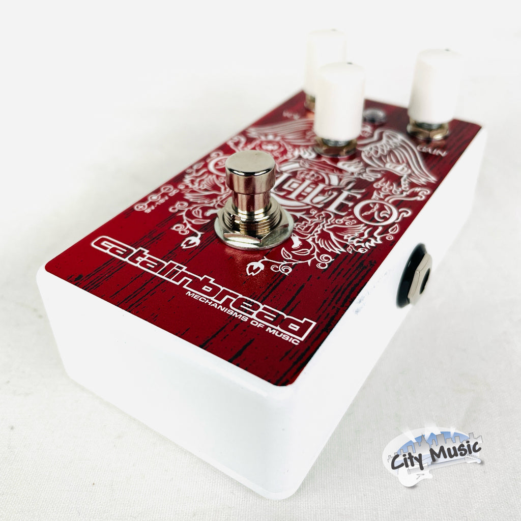 Used Catalinbread Galileo Red Special Ltd Ed Overdrive Treble Boost Guitar Pedal ♫