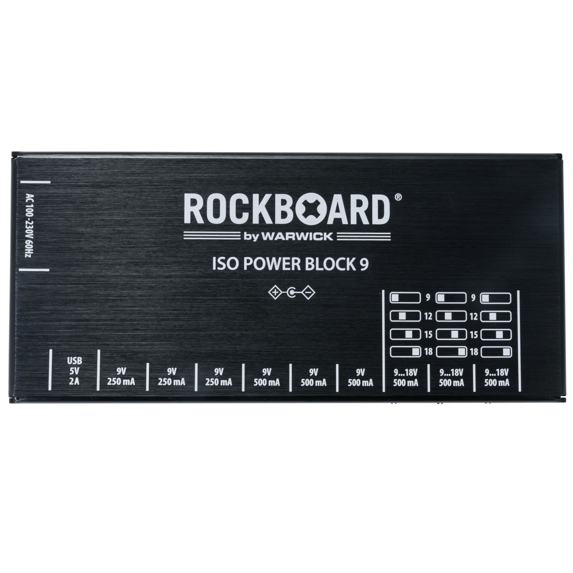 New RockBoard ISO Power Block V9 IEC Isolated Guitar Effects Pedal Power Supply