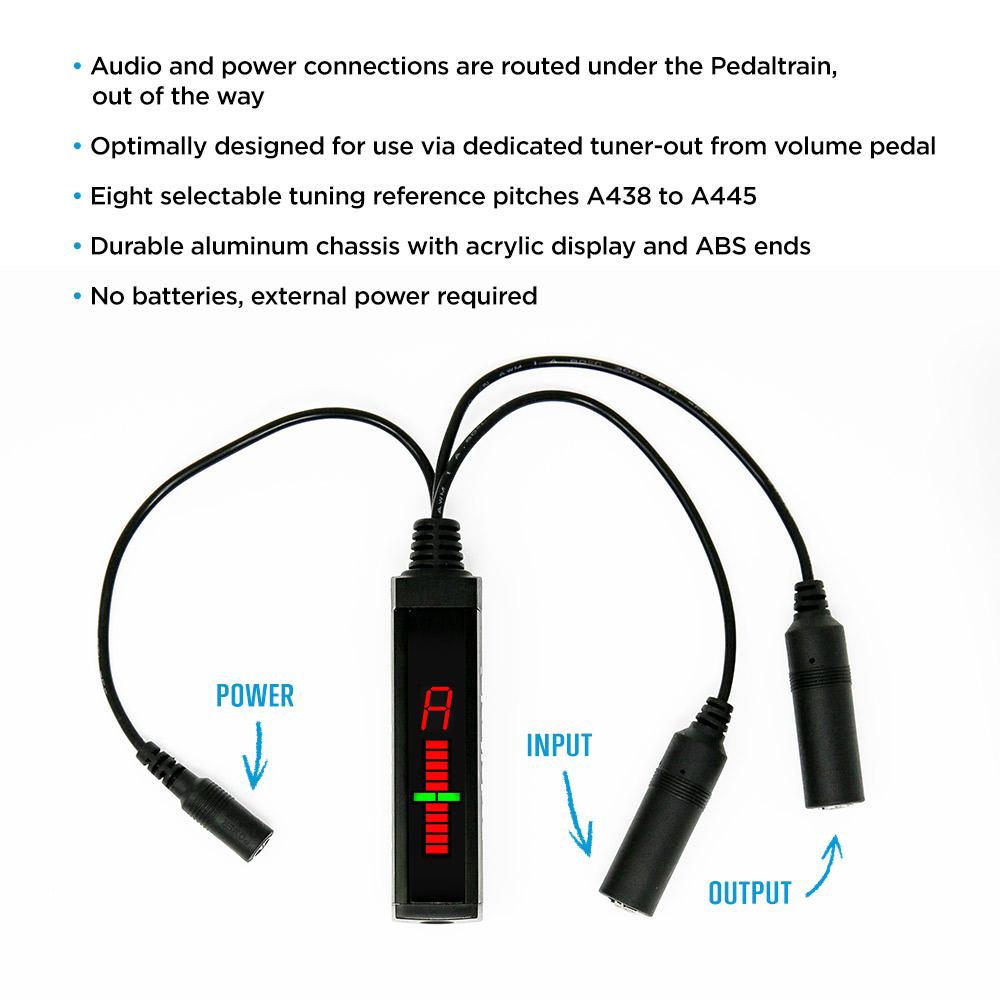 New Pedaltrain SST Space Saving Tuner Guitar Pedal Tuner!