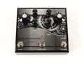 J. Rockett Clockwork Echo analog delay pedal — top view, gear graphic face