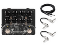 Darkglass B7K Ultra V2 Squid bass preamp pedal — black with squid art, plus cables