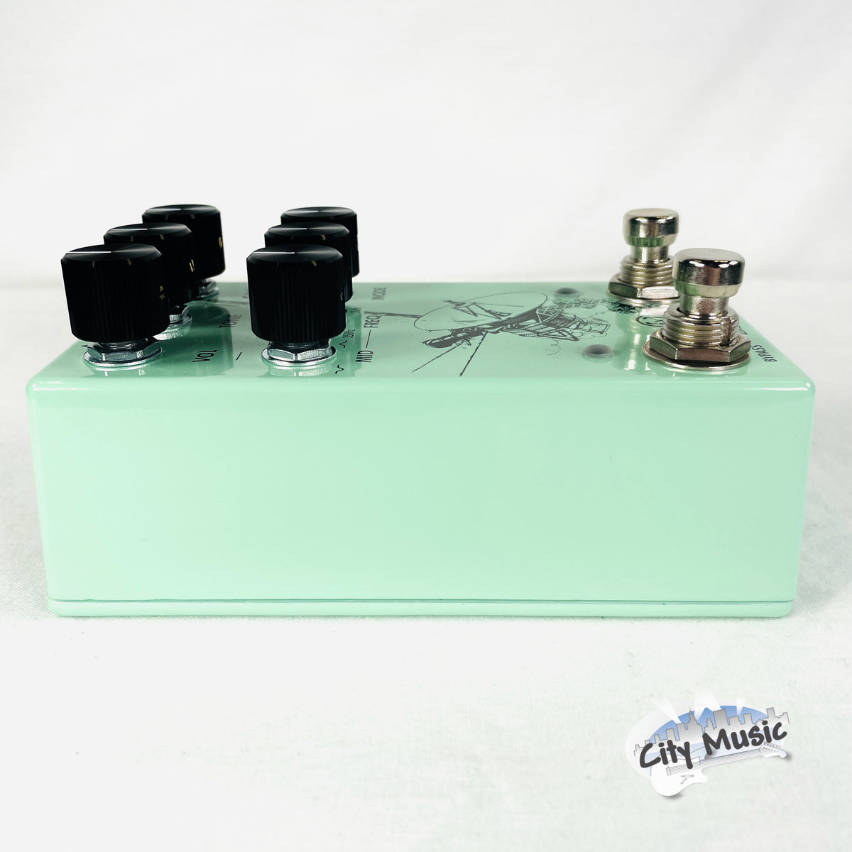 Used Walrus Audio Voyager MKII Preamp Overdrive Guitar Effects Pedal Seafoam ♫