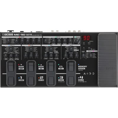 Boss ME-90 multi-effects processor — controls and footswitches