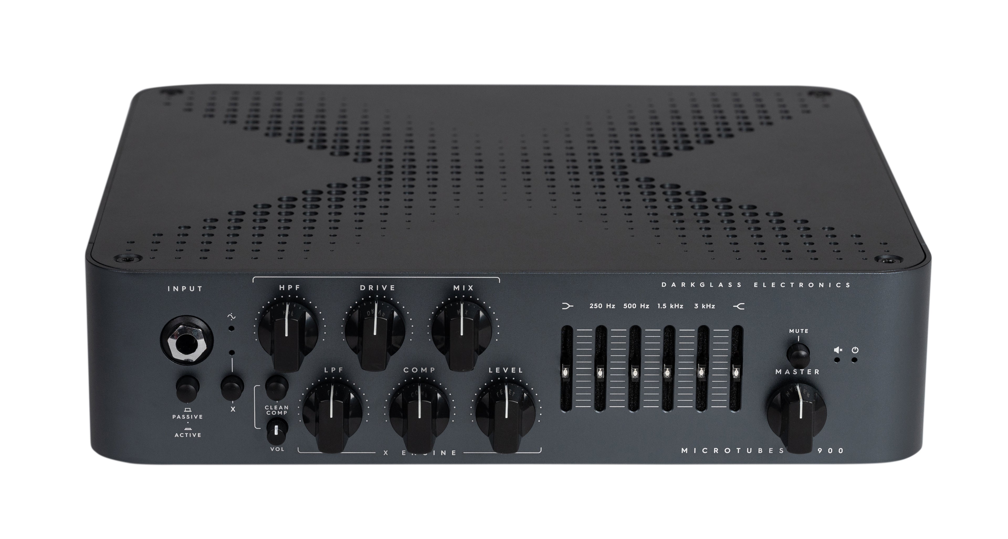 Darkglass Microtubes X 900 bass amp head - X Engine controls detail