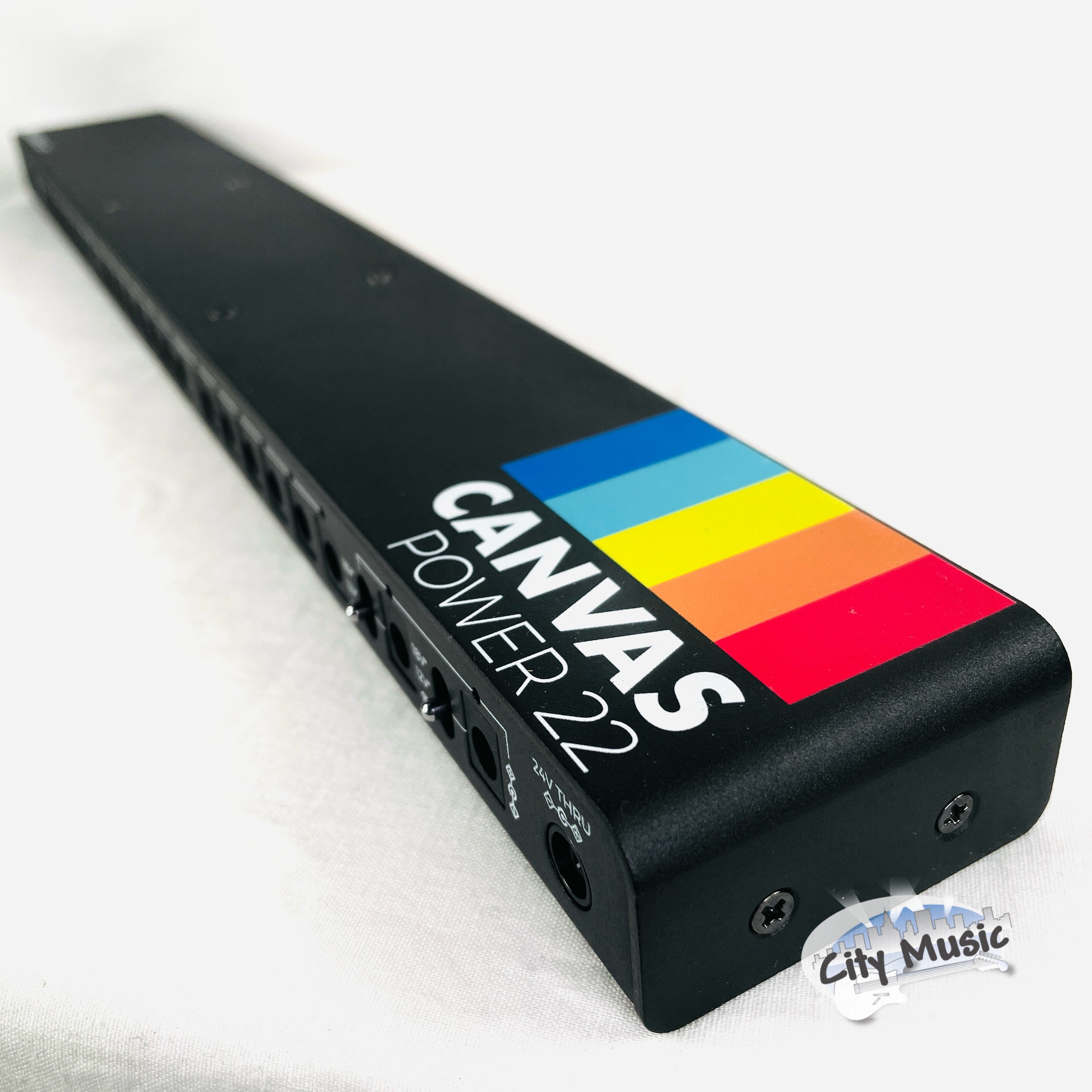 Walrus Audio Canvas Power 22 DC power supply — LED meter detail