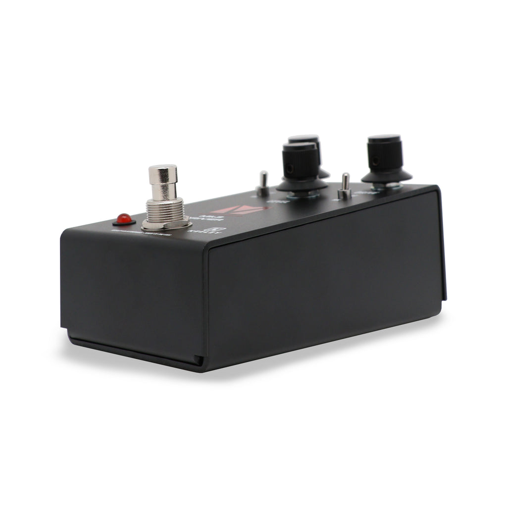 Keeley Mk3 Driver overdrive pedal — black enclosure, rear or packaging view