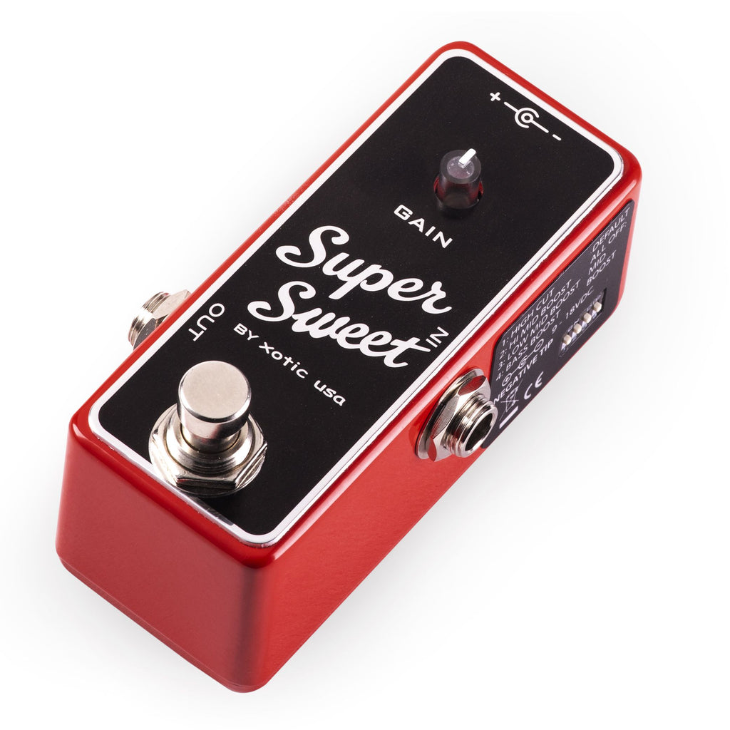 Xotic SSB Super Sweet Booster - rear panel view