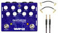 Wampler Dual Pantheon Deluxe overdrive pedal — purple top-panel front view