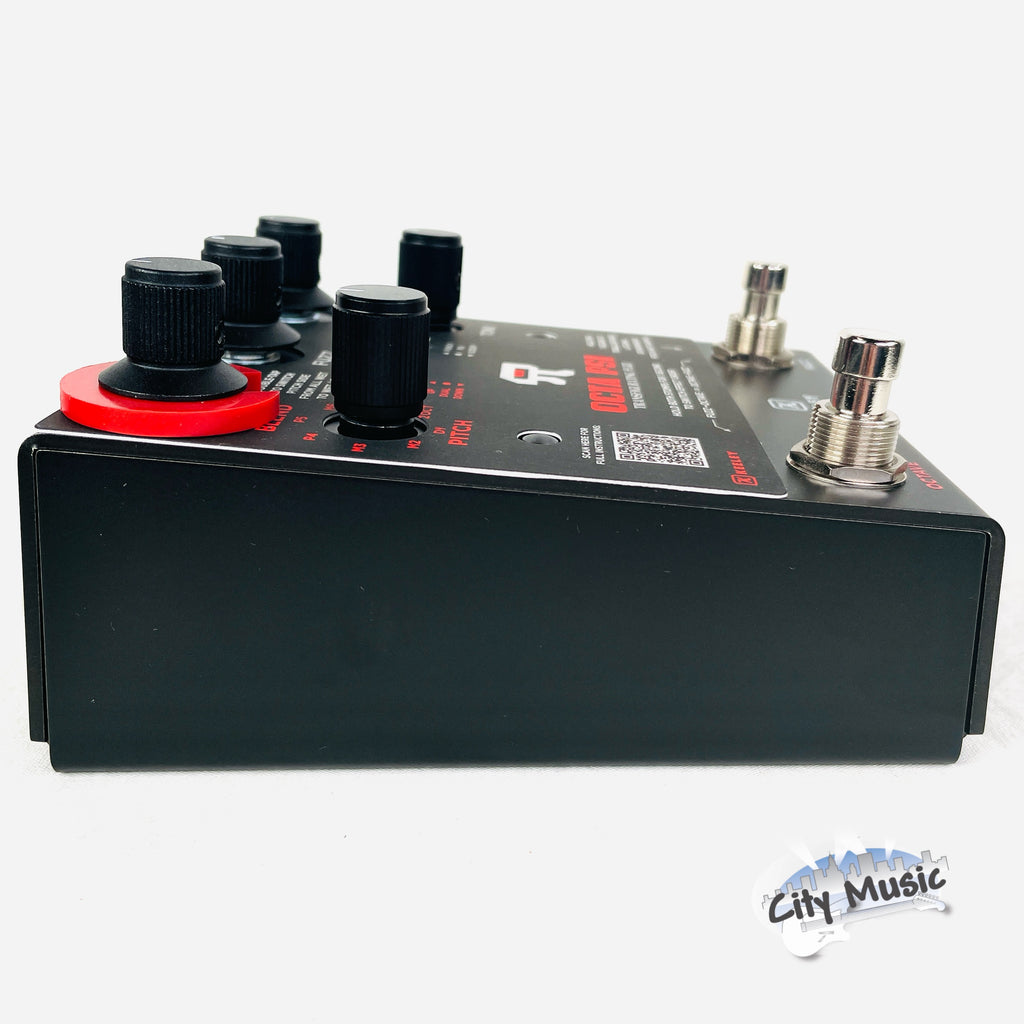 Used Keeley Octa Psi fuzz pedal — full pedal view