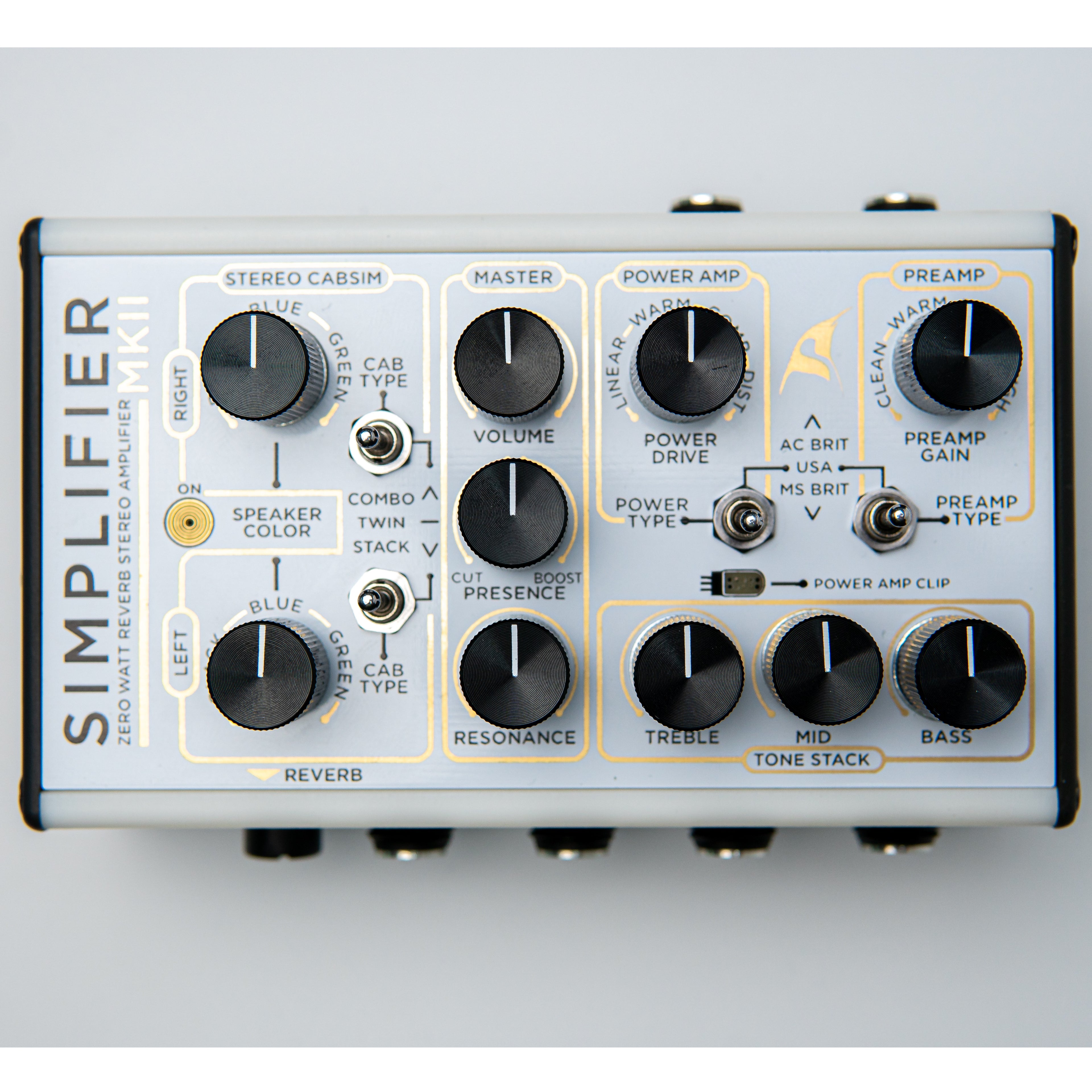 DSM & Humboldt Simplifier MKII amp cab simulator — front view