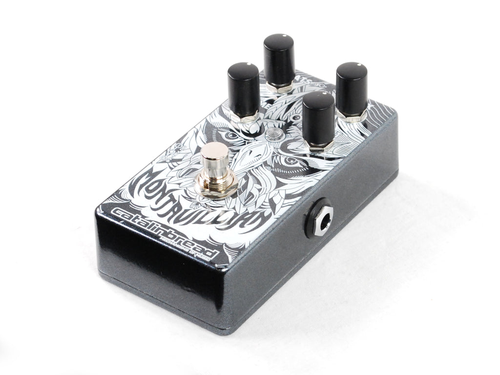Catalinbread Montavillian Echo delay pedal — rear jacks view