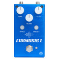 Pigtronix Cosmosis 1 reverb pedal — blue top face view