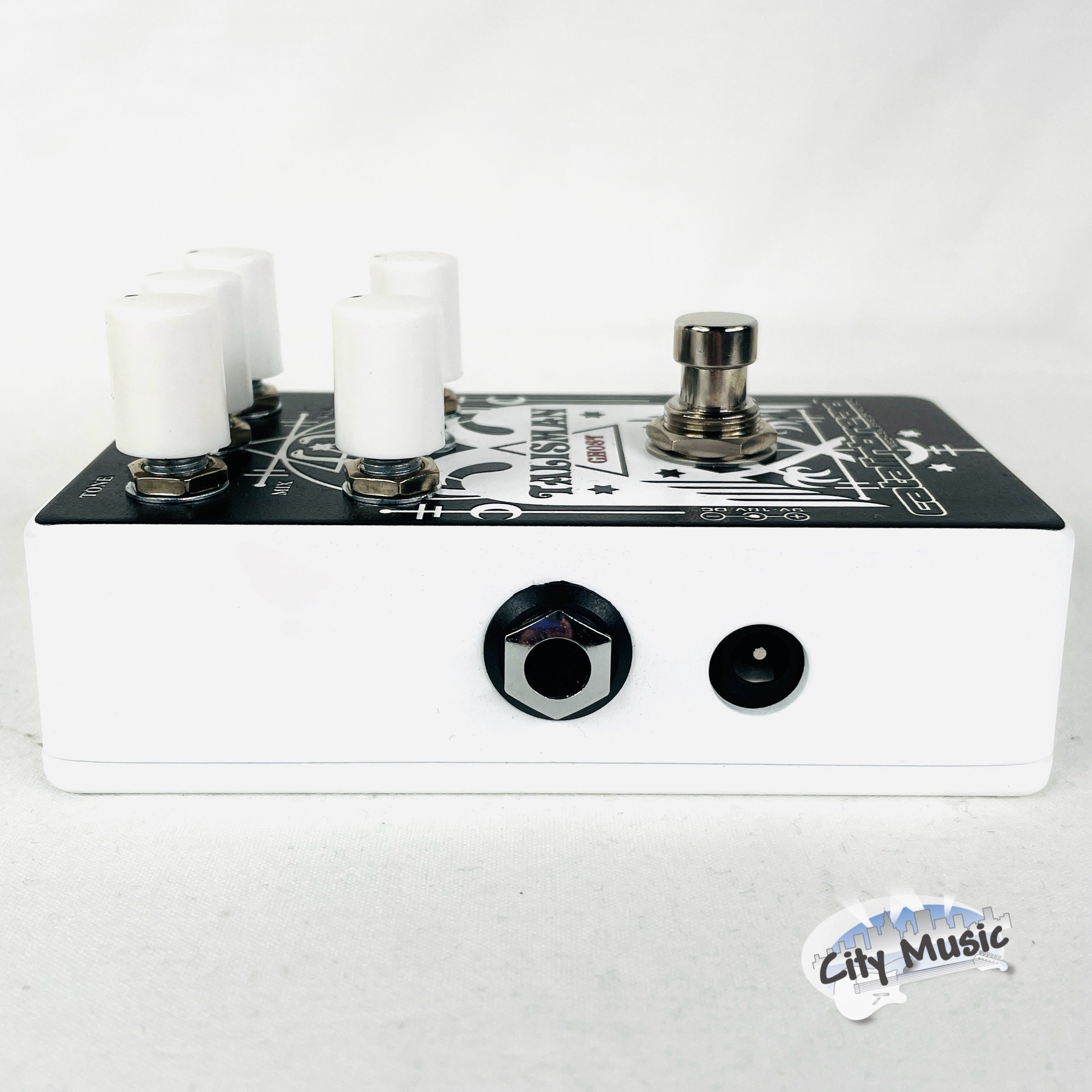 Used Catalinbread Talisman Ghost plate reverb pedal — full front view with branding